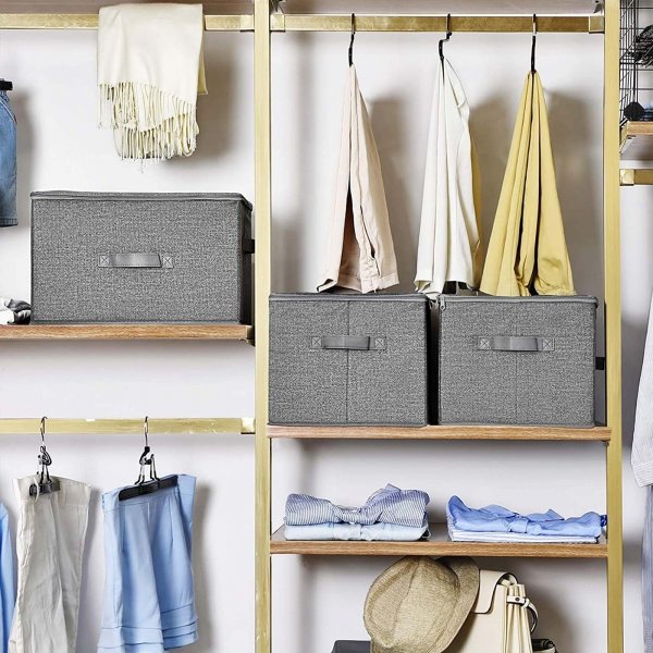 Leonie förvaringslåda, 3-pack - Grå Leonie förvaringslåda, 3-pack - Grå