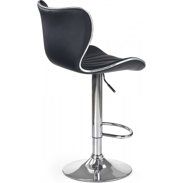 Barstol i svart PU gaslift + Fläckborttagare för möbler Barstol i svart PU gaslift + Fläckborttagare för möbler