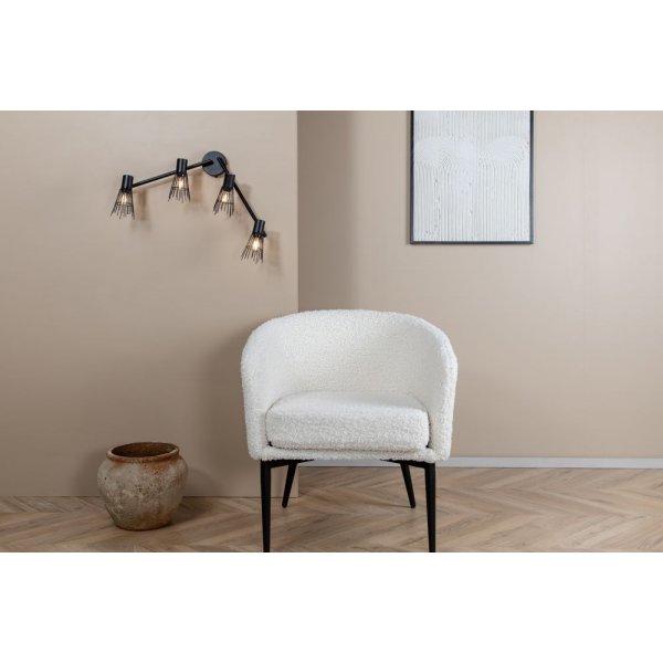 Nysttra vgglampa 4 - Svart