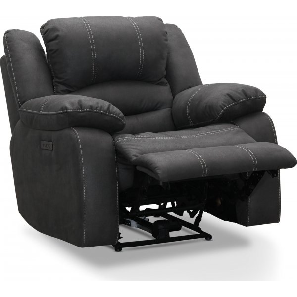 Reclinerfåtölj elektrisk grå - Kensington Reclinerfåtölj elektrisk grå - Kensington
