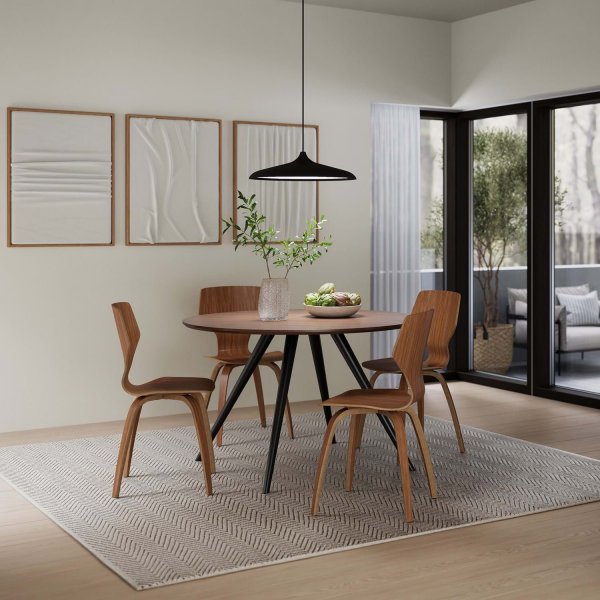 Chaise de salle à manger SIT - Placage noyer Chaise de salle à manger SIT - Placage noyer