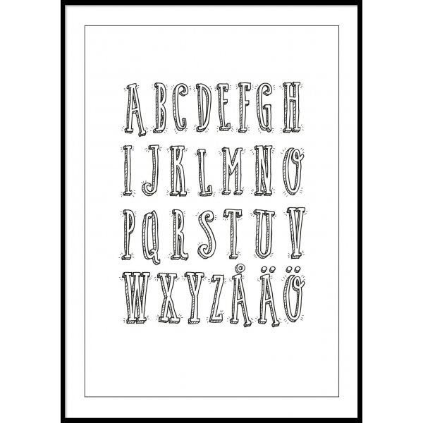 ALPHABET - Poster 50x70 cm