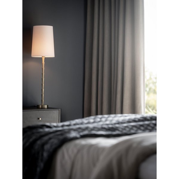 Rideau en pierre Lot de 2 2 x 130 x 280 cm - Gris