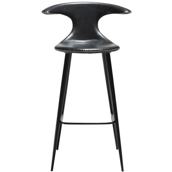 Flair barstol i svart PU SH 77 cm Flair barstol i svart PU SH 77 cm