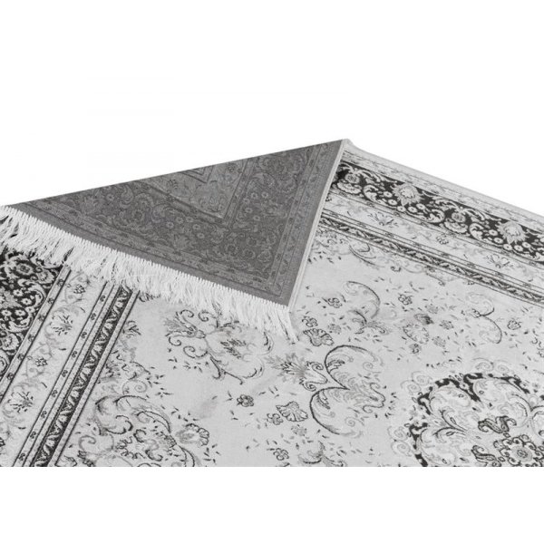 Viscose vloerkleed Abohar - Zilver