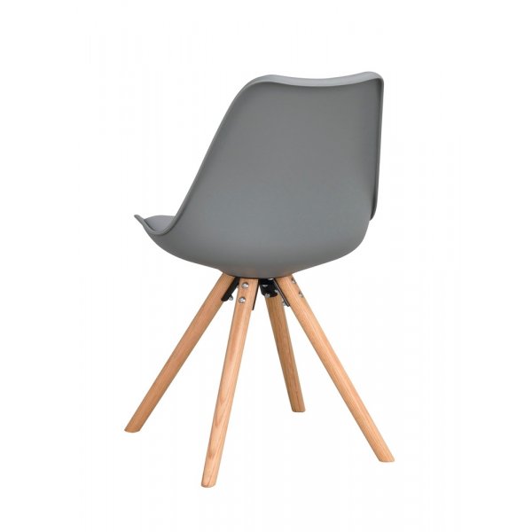 Melle stol - M�rkgr�/ek