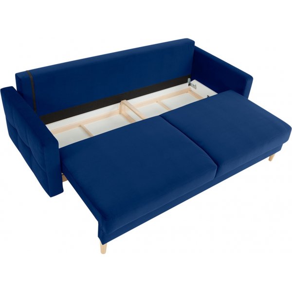Canapé-lit 3 places Noret - Bleu Canapé-lit 3 places Noret - Bleu