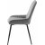 Chaise Carina en velours gris motif losanges