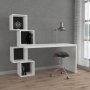 Balance skrivbord 157,5x60 cm - Vit/antracit