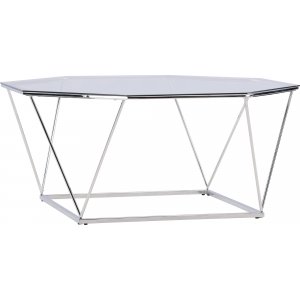 sterlen soffbord 100 x 100 cm - Silver