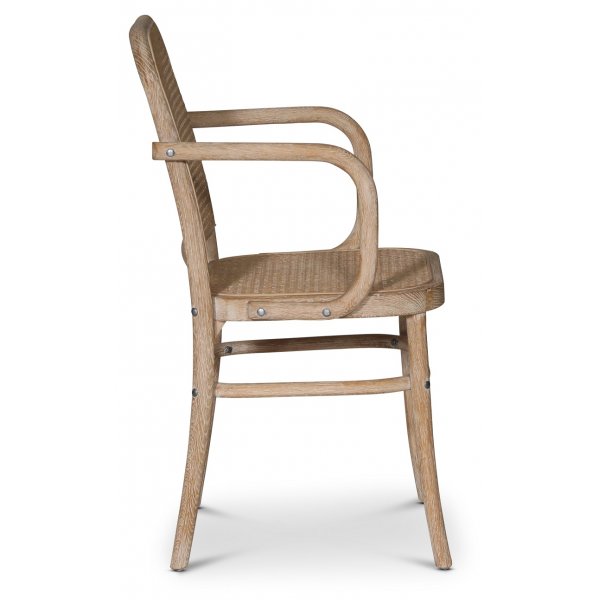 Karlstorp whitewash karmstol med rotting + Möbeltassar Karlstorp whitewash karmstol med rotting + Möbeltassar