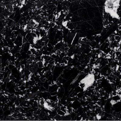 Bordsskiva i svart marmor - 55x55 cm