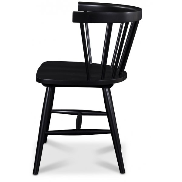 Pinnstol Asta karmstol - Svart Pinnstol Asta karmstol - Svart