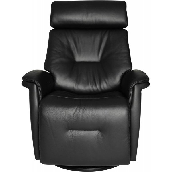 Fauteuil inclinable électrique Rome - Cuir noir Fauteuil inclinable électrique Rome - Cuir noir