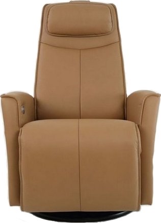 Fauteuil inclinable Hjellegjerde Loft (Fonction électrique) - Cuir plein marron Fauteuil inclinable Hjellegjerde Loft (Fonction électrique) - Cuir plein marron