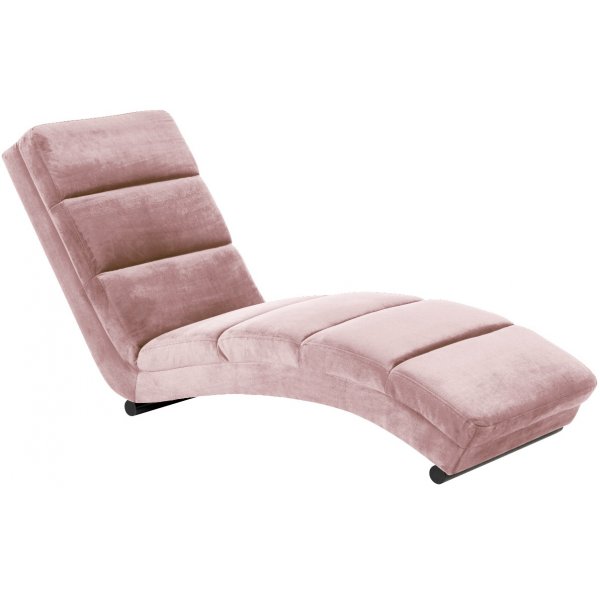 Chaise longue Slinky - Rose clair