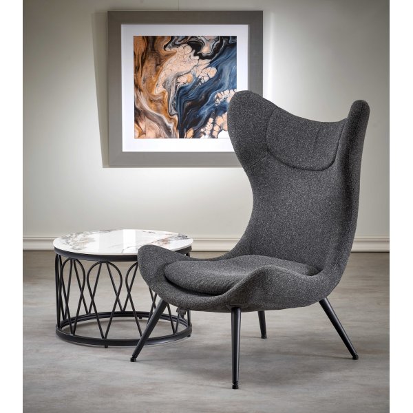 Fauteuil Platon - Anthracite Fauteuil Platon - Anthracite