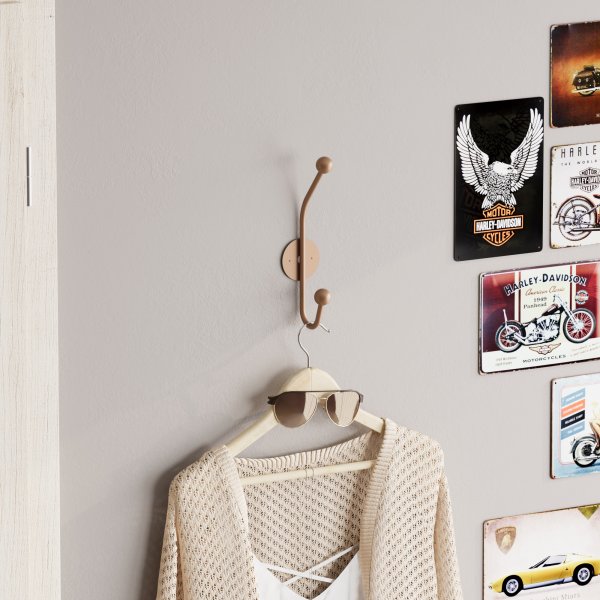 Rhino klädhängare - Koppar Rhino klädhängare - Koppar