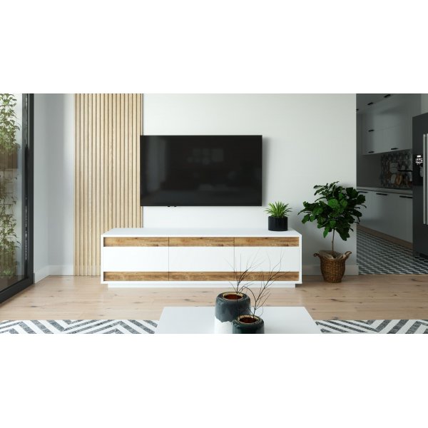Future mediabank 4 - Grenen/wit Future mediabank 4 - Grenen/wit