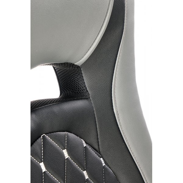 Chaise de bureau Isidor - Gris/noir