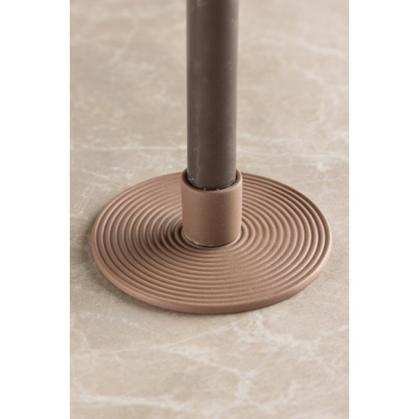 Bougeoir Dia 12 x 4 cm - Marron Bougeoir Dia 12 x 4 cm - Marron