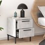 Luvio sngbord 24 - Silver/svart