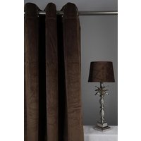 Velvet Gardinpar 240x140 cm - Brun Velvet Gardinpar 240x140 cm - Brun
