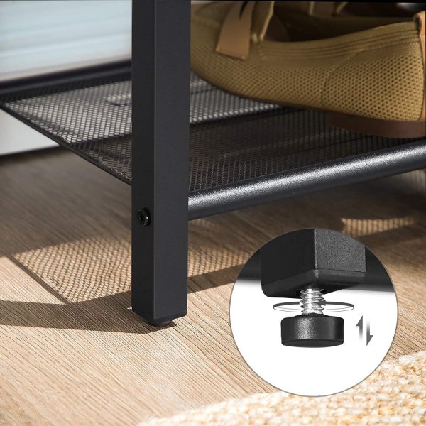 Banc d\\\'entrée Tomas 70 cm - Marron/noir Banc d\\\'entrée Tomas 70 cm - Marron/noir