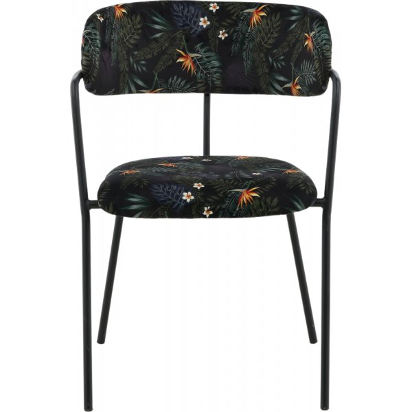 Chaise cadre Tell - Fleur noire