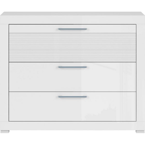 Commode Flames - Blanc