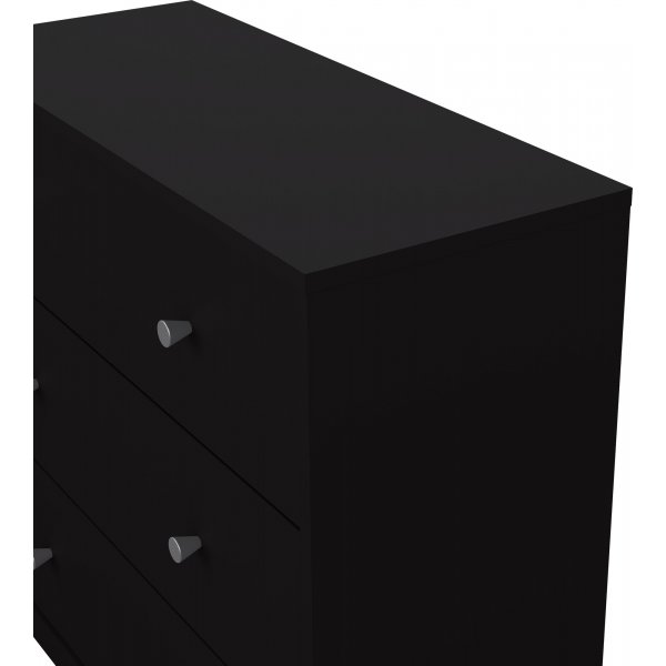 May ladekast met 3 lades - Zwart May ladekast met 3 lades - Zwart