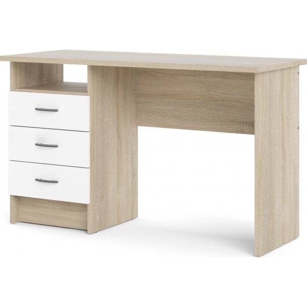 Function Plus skrivbord 120,1 x 48,1 x 72,6 cm - Ek/vit Function Plus skrivbord 120,1 x 48,1 x 72,6 cm - Ek/vit