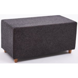 Pouf Genma - Anthracite/cuivre