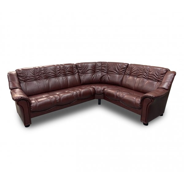 Hörnsoffa 5-sits oxblod PU - Rom Hörnsoffa 5-sits oxblod PU - Rom