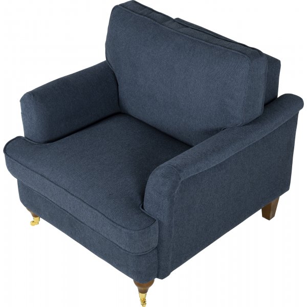 Fauteuil donkerblauw - Howard + Textielreiniging voor meubels Fauteuil donkerblauw - Howard + Textielreiniging voor meubels