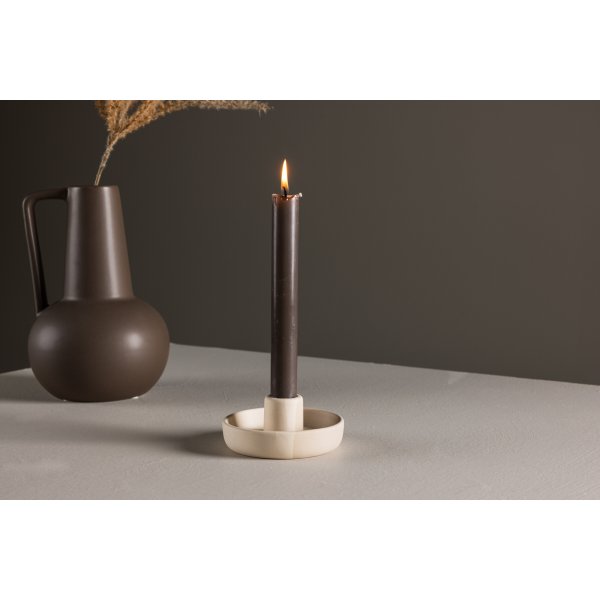 Otis kandelaar - Beige/Grijs Otis kandelaar - Beige/Grijs