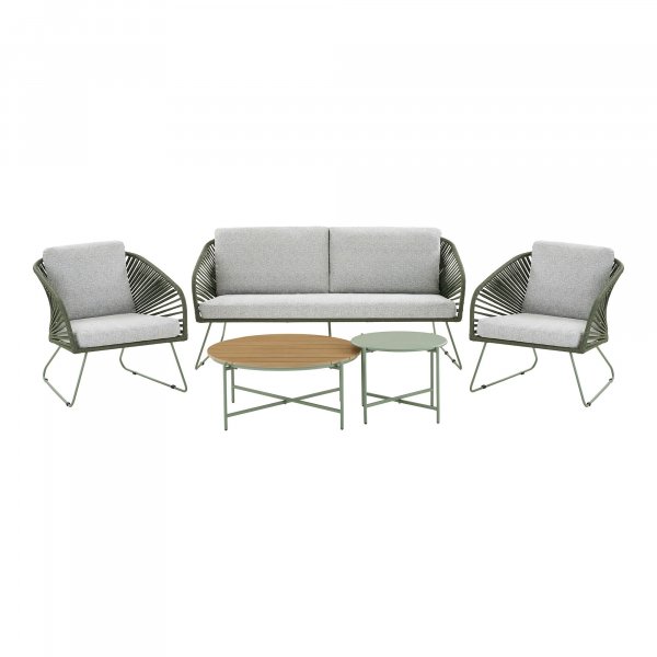 Novella Loungegrupp - Grå/Grön Novella Loungegrupp - Grå/Grön