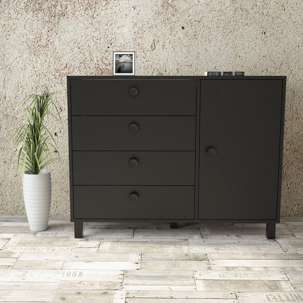 Vilamo byrå 81 - Svart Vilamo byrå 81 - Svart