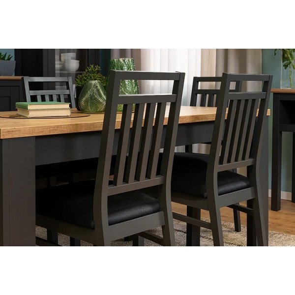 Chaise de salle  manger Hesen - Noir