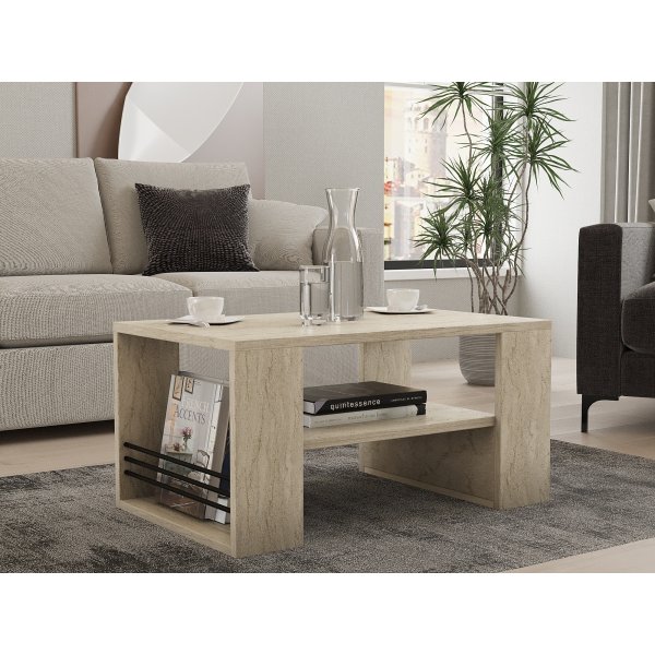 Table basse Iris - Travertin Table basse Iris - Travertin