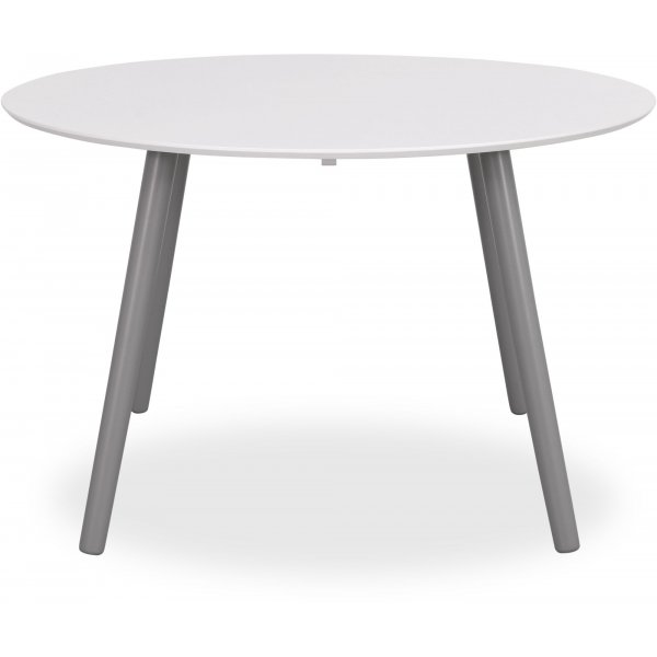 Rosvik runt matbord Ø120 cm - Vit/grå + Textilvård för möbler Rosvik runt matbord Ø120 cm - Vit/grå + Textilvård för möbler