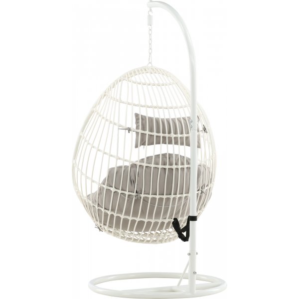 Viga hängstol - Vit/grå Viga hängstol - Vit/grå