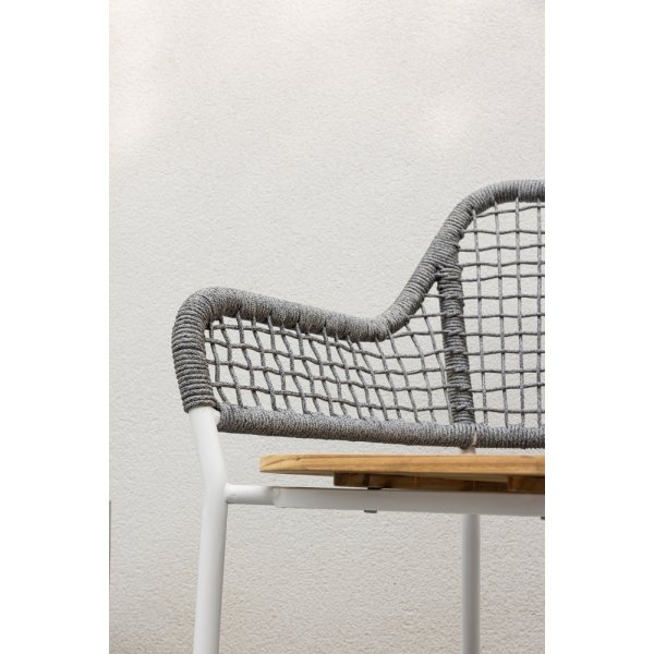 Fauteuil Amora - Gris/teck Fauteuil Amora - Gris/teck