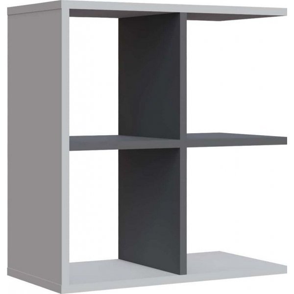 Hamlet bijzettafel 59,6 x 29,6 cm - Wit/antraciet Hamlet bijzettafel 59,6 x 29,6 cm - Wit/antraciet