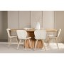 Matbord Stjrn med 6 st Lilja stolar - Beige + 4.00 x Mbeltassar
