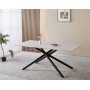 Jupiter matbord i sintrad sten - 180x90 cm - Vit marmor Jupiter matbord i sintrad sten - 180x90 cm - Vit marmor