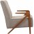 Fauteuil Larus - Gris/noyer