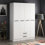 Armoire Orizzo 180x52x180 cm - Blanc