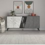 Fione sknk 180 cm - Gr/vit marmor