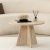 Table basse champignon 60 cm - Travertin